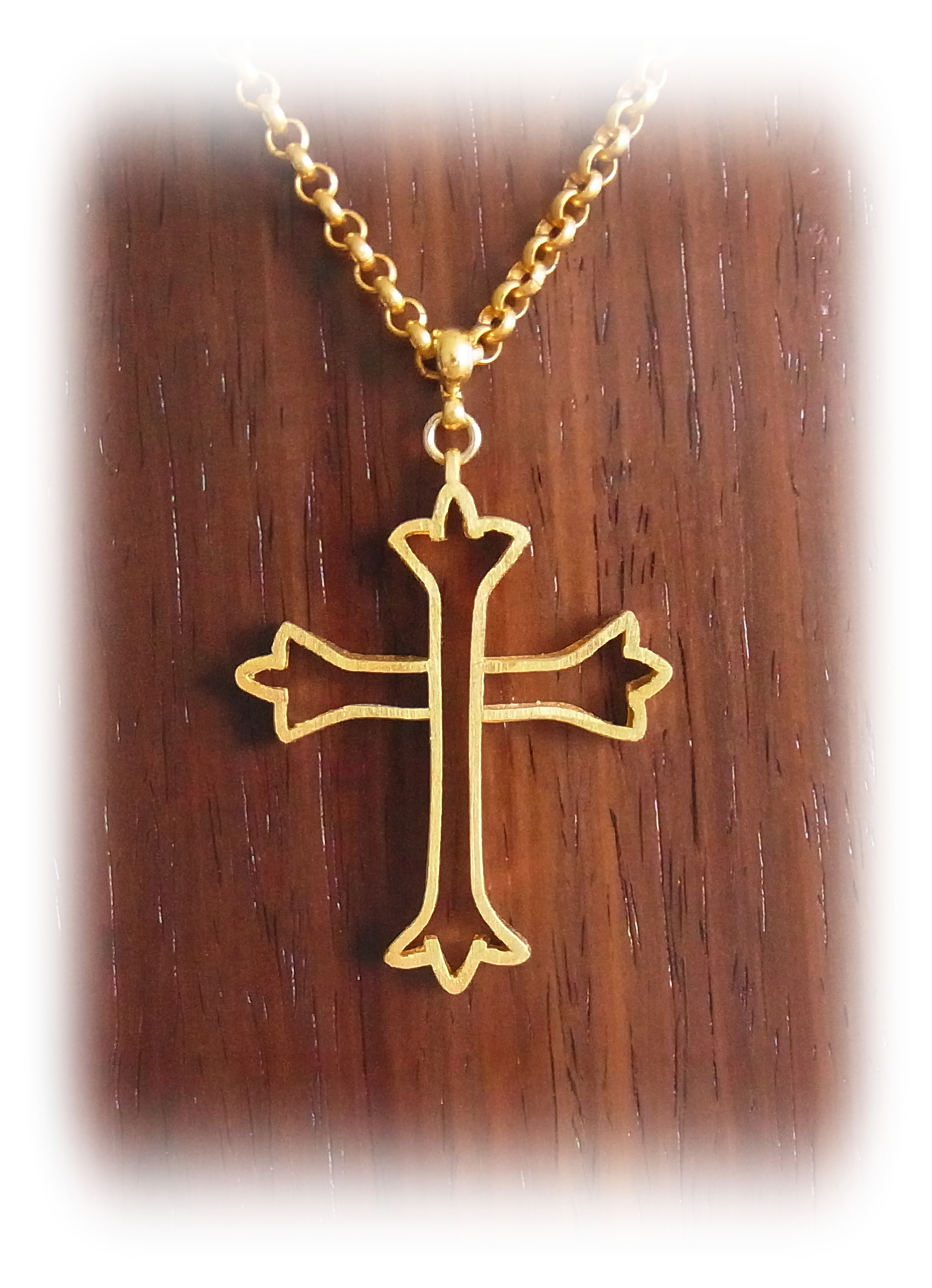 Byzantine Gold Cross pendant
