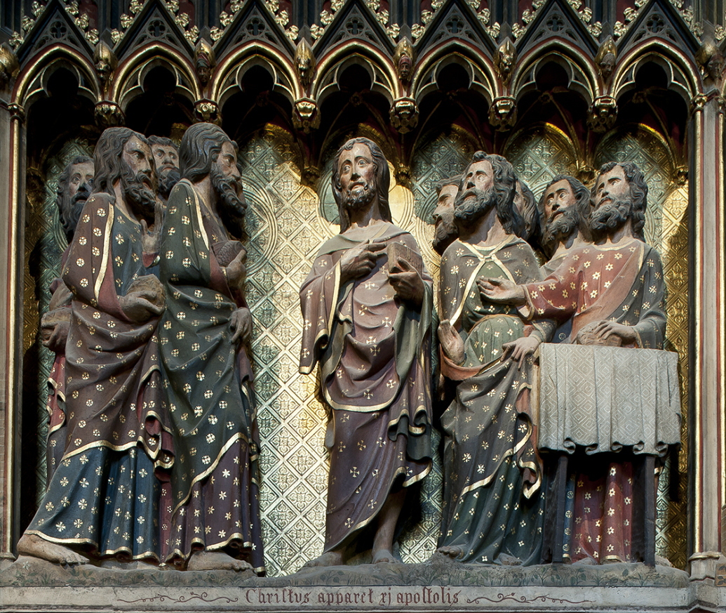 La clôture du chœur de Notre-Dame de Paris - the appearance of Christ to the disciples